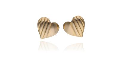 Paio di orecchini forma cuore - Asta Preziosi Paio di orecchini forma cuore - Asta Preziosi