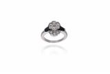 Anello con diamanti e zaffiri - Asta Preziosi Anello con diamanti e zaffiri - Asta Preziosi