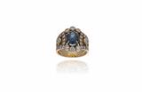 Anello con zaffiro e diamanti - Asta Preziosi Anello con zaffiro e diamanti - Asta Preziosi