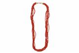 Collana a torciglione composta da otto fili di coralli - Asta Preziosi Collana a torciglione composta da otto fili di coralli - Asta Preziosi