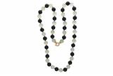 Collana con calcedoni - Asta Preziosi Collana con calcedoni - Asta Preziosi