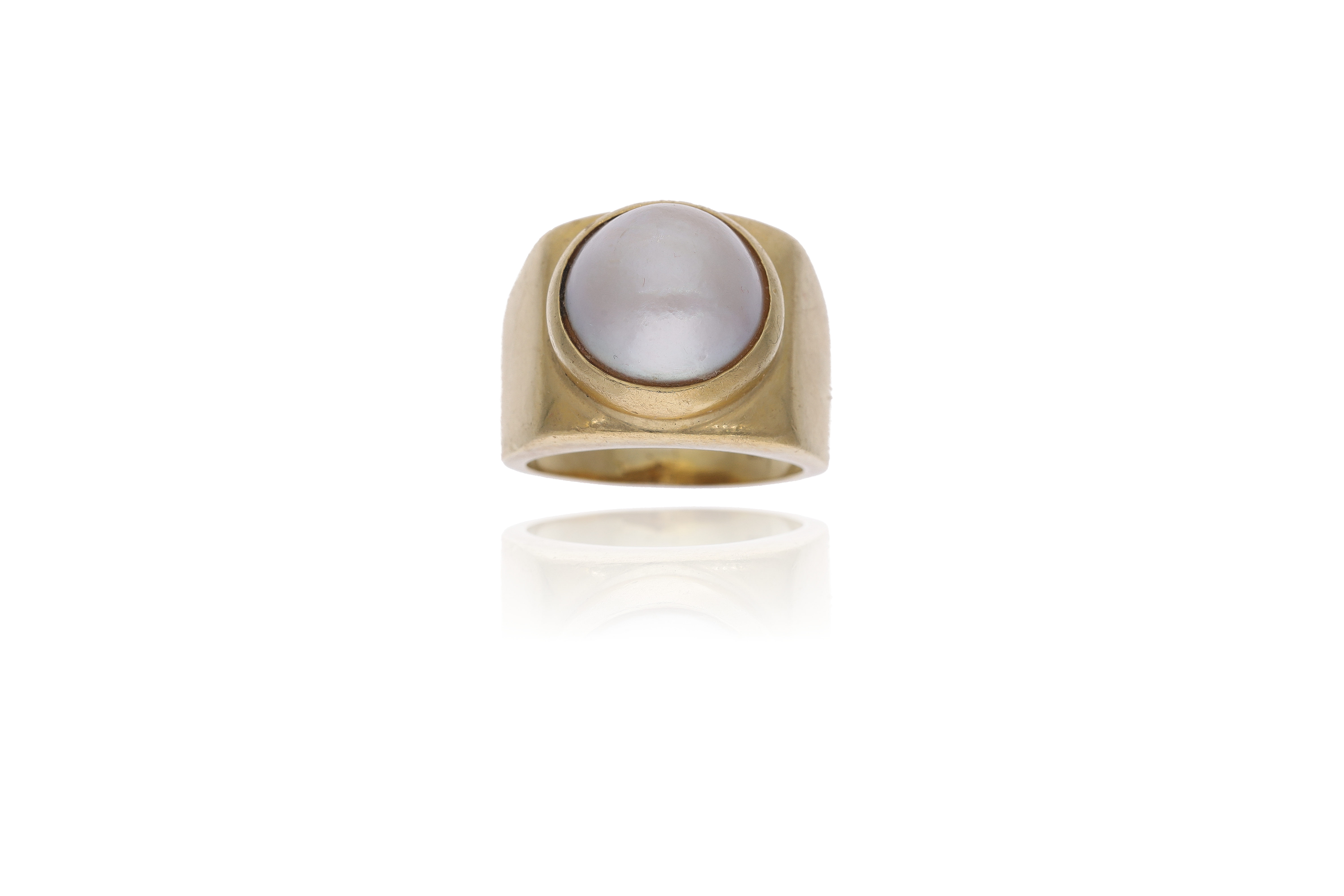 Anello con perla mabe' - Asta Preziosi