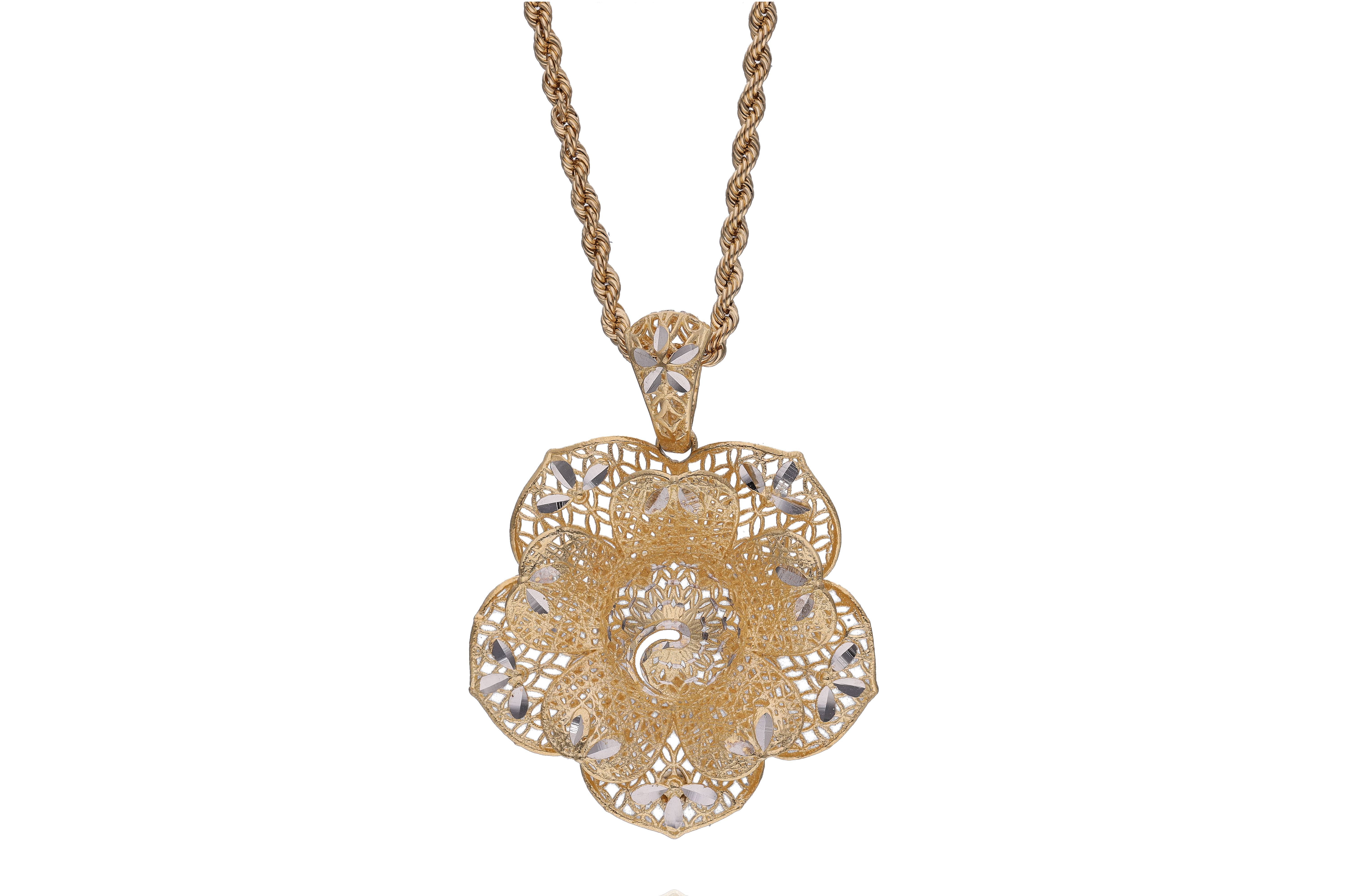 Collana con ciondolo in oro - Asta Preziosi