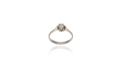 Anello con diamante - Asta Preziosi