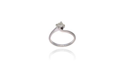 Anello con diamante - Asta Preziosi