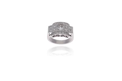 Anello con diamanti - Asta Preziosi
