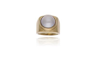 Anello con perla mabe' - Asta Preziosi