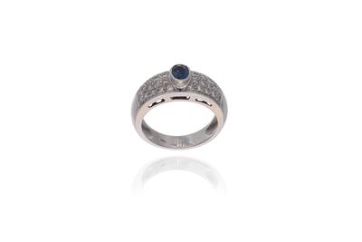 Anello con zaffiro e diamanti - Asta Preziosi Anello con zaffiro e diamanti - Asta Preziosi