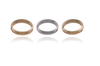 Damiani D-SIDE, tre anelli con diamanti - Asta Preziosi Damiani D-SIDE, tre anelli con diamanti - Asta Preziosi