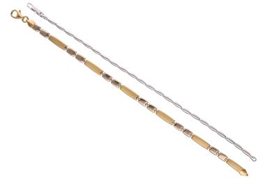 Due bracciali a maglie modulari - Asta Preziosi Due bracciali a maglie modulari - Asta Preziosi