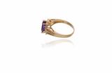 Anello con diamanti e ametista - Asta Preziosi Anello con diamanti e ametista - Asta Preziosi