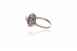 Anello con perle coltivate, zaffiri rosa e pietre - Asta Preziosi Anello con perle coltivate, zaffiri rosa e pietre - Asta Preziosi