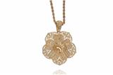 Collana con ciondolo in oro - Asta Preziosi