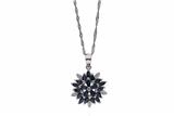 Collana e ciondolo con zaffiri e diamanti - Asta Preziosi Collana e ciondolo con zaffiri e diamanti - Asta Preziosi