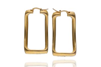 Paio di orecchini in oro - Asta Preziosi