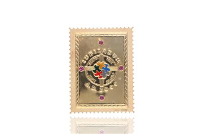 Targa con rubini e smalti - Asta Preziosi