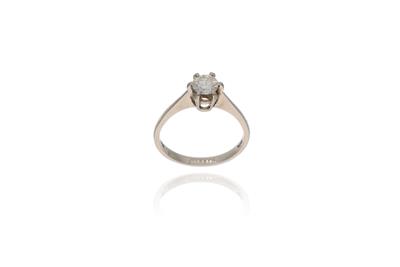 Anello con diamante - Asta Preziosi