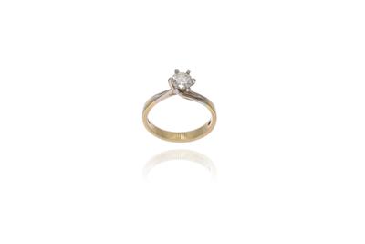 Anello con diamante - Asta Preziosi