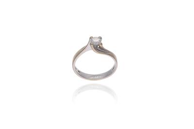 Anello con diamante - Asta Preziosi
