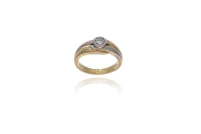 Anello con diamante - Asta Preziosi