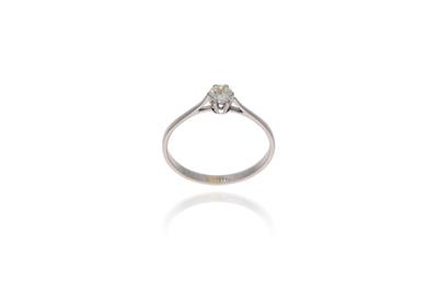 Anello con diamante - Asta Preziosi