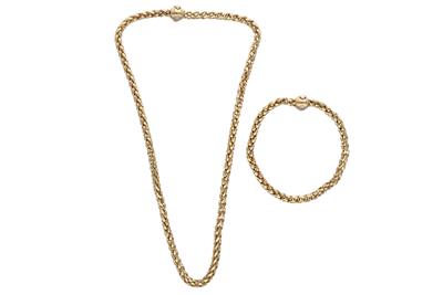 Chimento parure con diamanti - Asta Preziosi