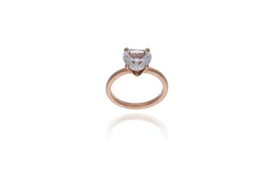 Dodo, anello 100% amore con pietra - Asta Preziosi