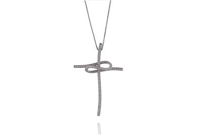 Giorgio Visconti, collana con ciondolo e diamanti - Asta Preziosi