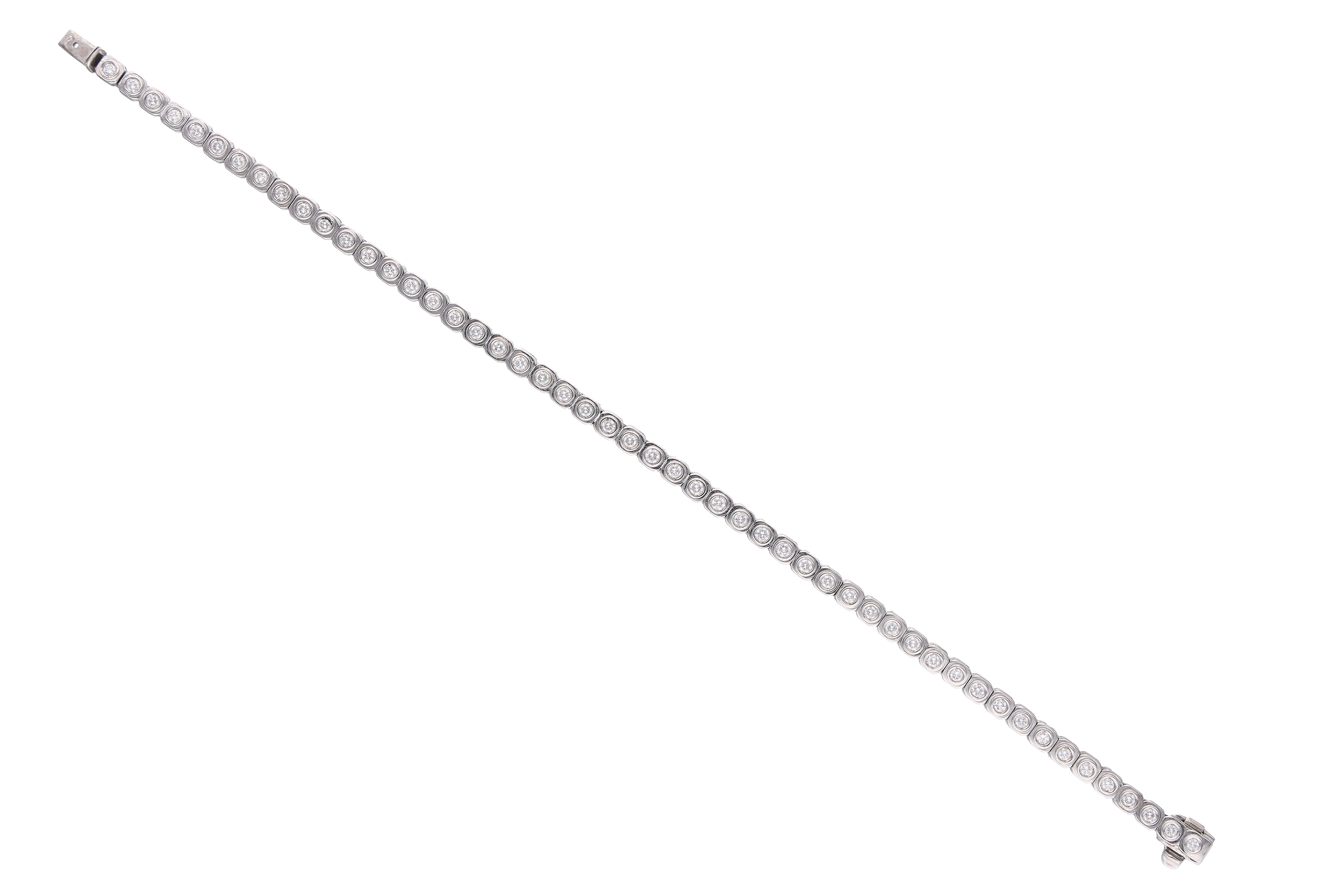 Bracciale tennis con diamanti - Asta Preziosi