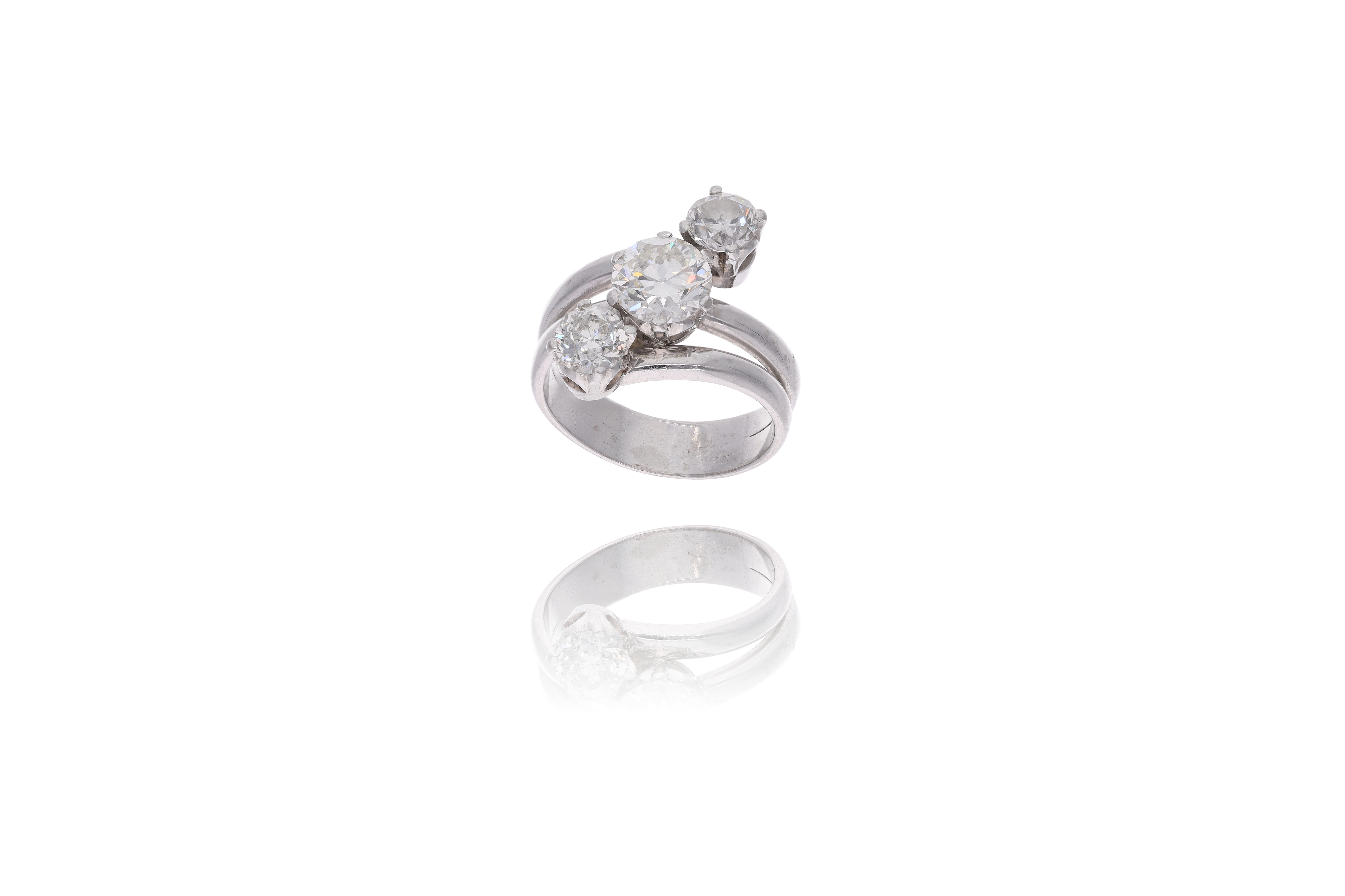 Anello con diamanti - Asta Preziosi