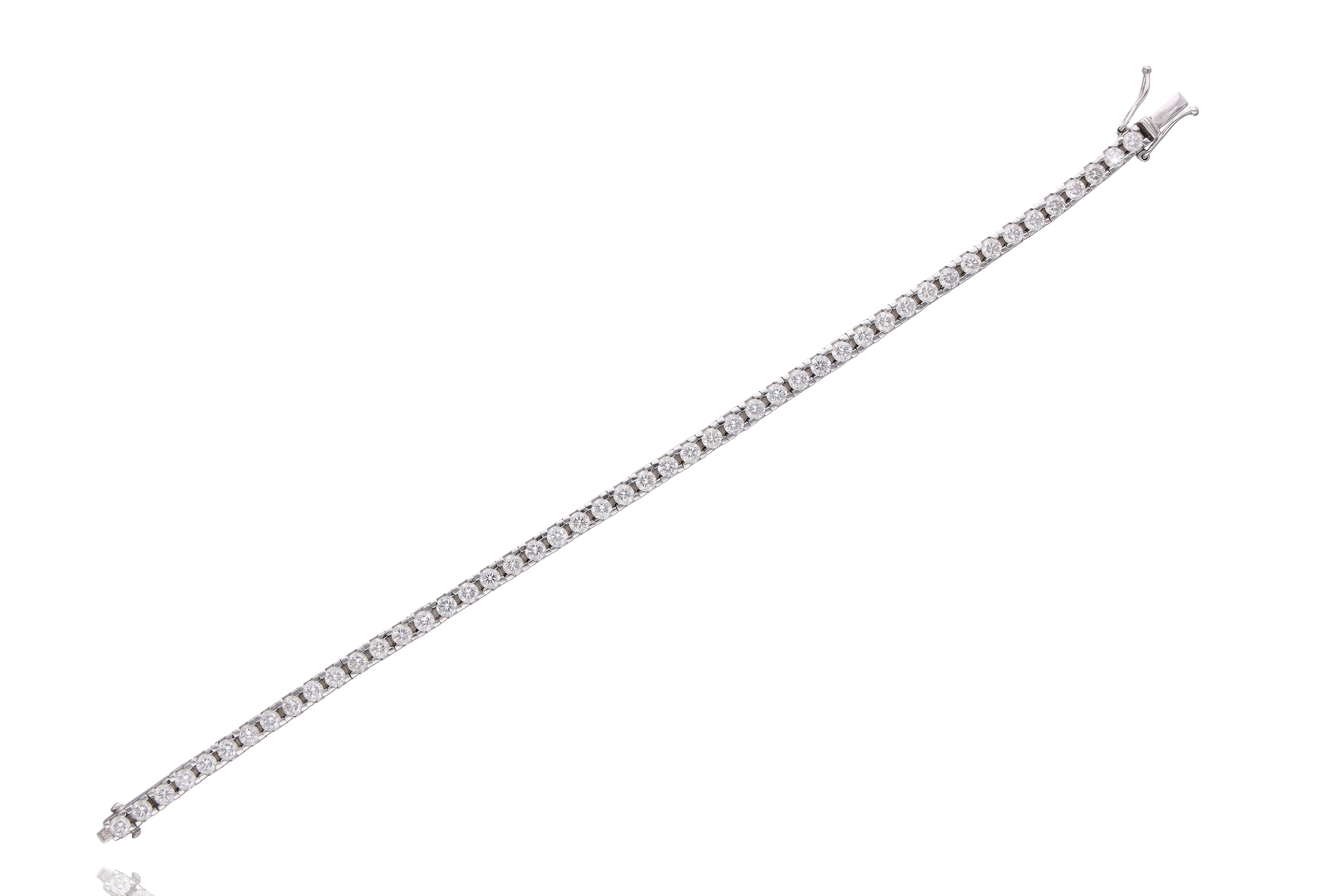 Bracciale tennis con diamanti - Asta Preziosi