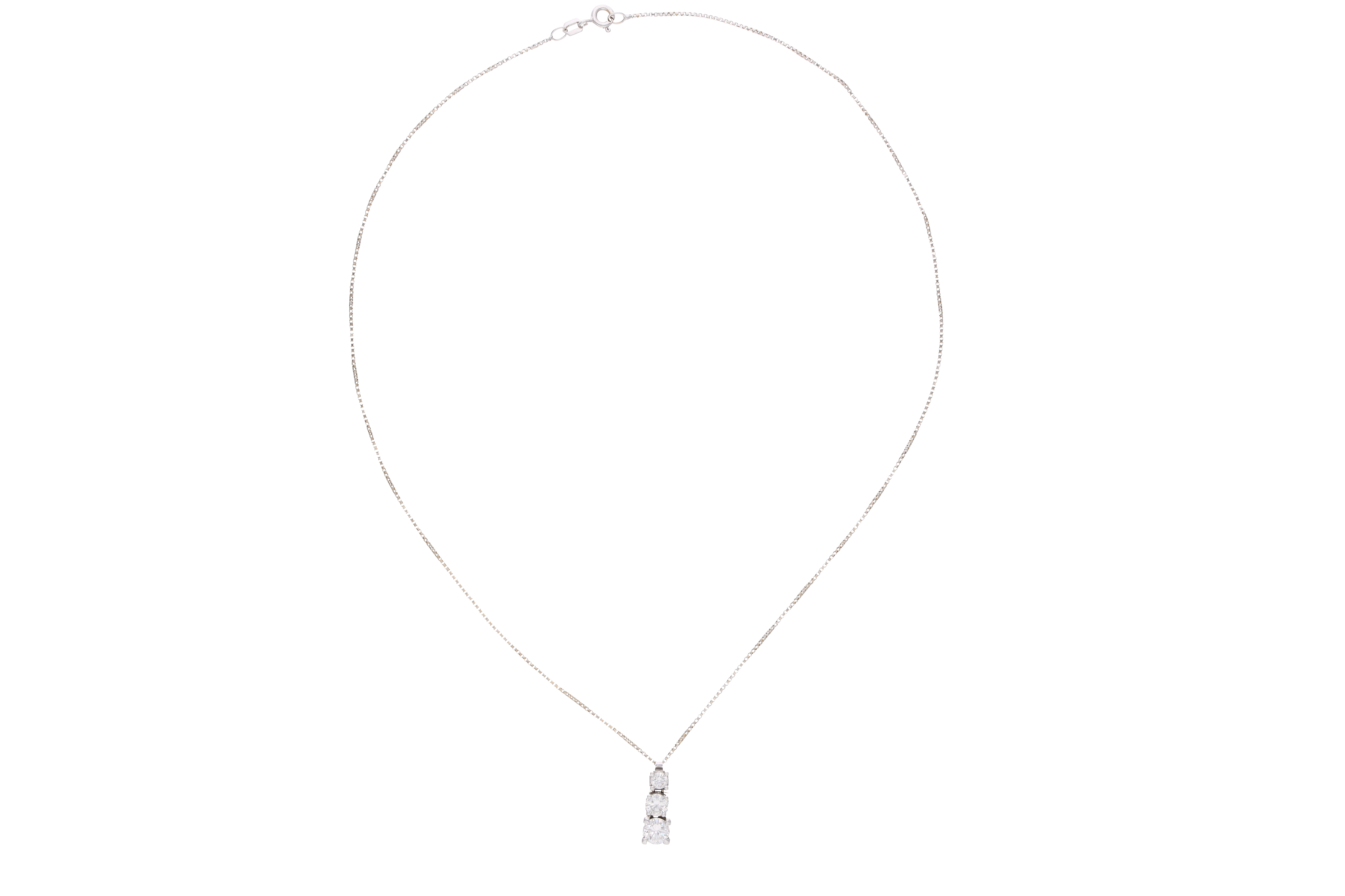 Collana con ciondolo e diamanti - Asta Preziosi