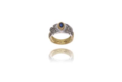 Anello con zaffiro e diamanti - Asta Preziosi Anello con zaffiro e diamanti - Asta Preziosi