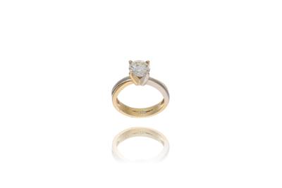 Anello solitario con diamante - Asta Preziosi Anello solitario con diamante - Asta Preziosi