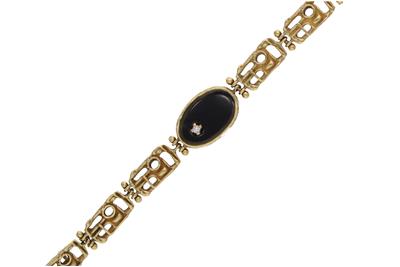 Bracciale con diamante e pietra - Asta Preziosi