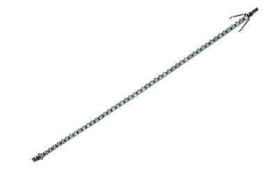 Bracciale con smeraldi e pietre - Asta Preziosi Bracciale con smeraldi e pietre - Asta Preziosi