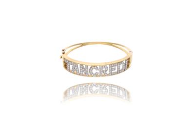 Bracciale rigido con diamanti - Asta Preziosi Bracciale rigido con diamanti - Asta Preziosi