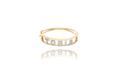 Bracciale rigido con diamanti - Asta Preziosi
