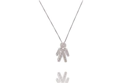 Collana con ciondolo con diamanti - Asta Preziosi Collana con ciondolo con diamanti - Asta Preziosi