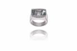 Anello con acquamarina e diamanti - Asta Preziosi Anello con acquamarina e diamanti - Asta Preziosi