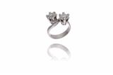 Anello con diamanti - Asta Preziosi Anello con diamanti - Asta Preziosi