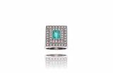 Anello con smeraldo e diamanti - Asta Preziosi Anello con smeraldo e diamanti - Asta Preziosi