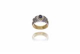 Anello con zaffiro e diamanti - Asta Preziosi Anello con zaffiro e diamanti - Asta Preziosi