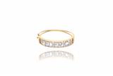 Bracciale rigido con diamanti - Asta Preziosi