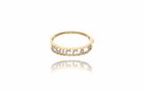 Bracciale rigido con diamanti - Asta Preziosi