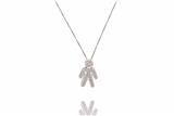 Collana con ciondolo con diamanti - Asta Preziosi Collana con ciondolo con diamanti - Asta Preziosi