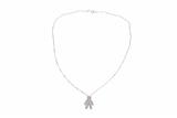 Collana con ciondolo con diamanti - Asta Preziosi Collana con ciondolo con diamanti - Asta Preziosi