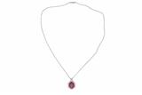 Collana con ciondolo con rubino e diamanti - Asta Preziosi Collana con ciondolo con rubino e diamanti - Asta Preziosi