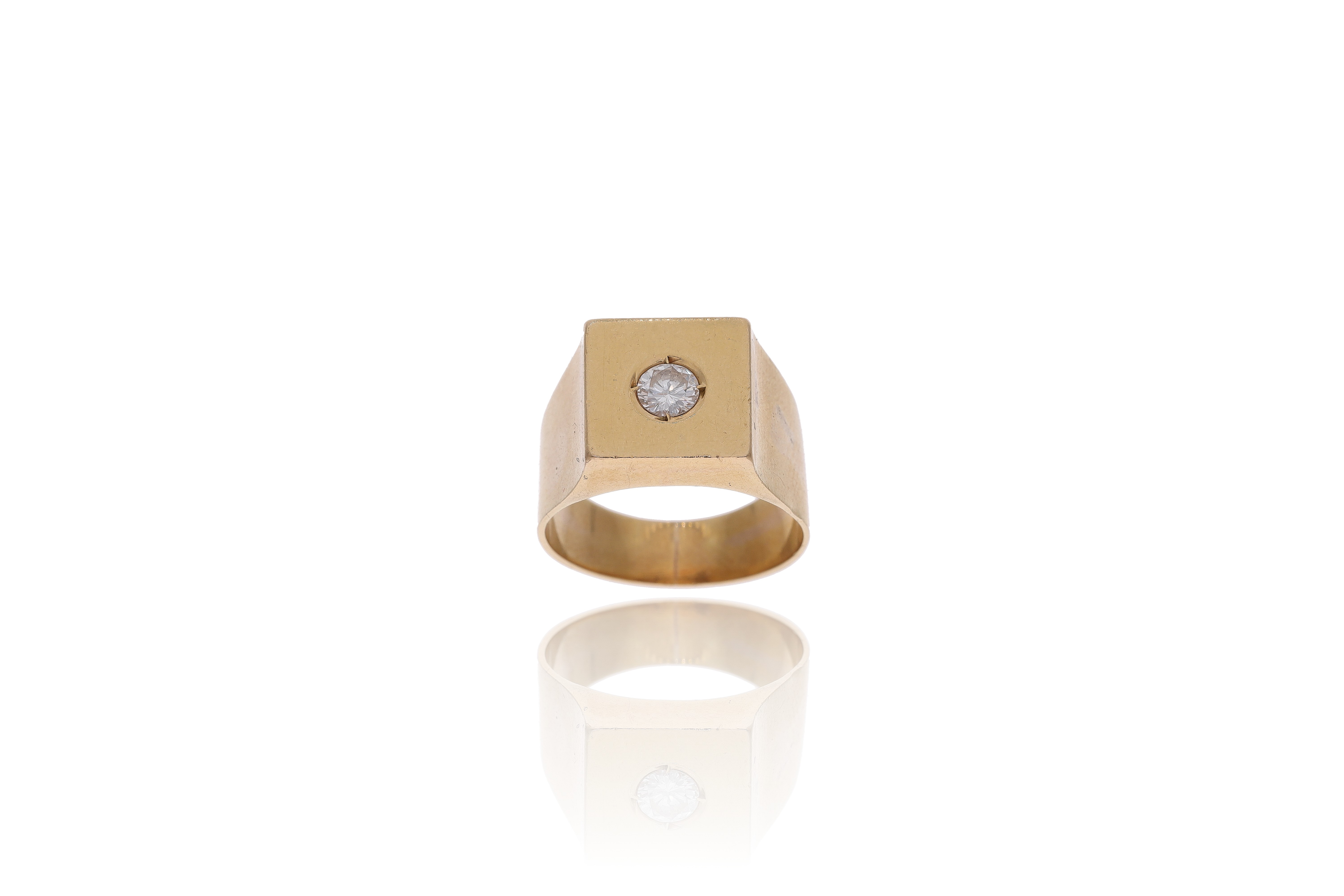 Anello con diamante - Asta Preziosi