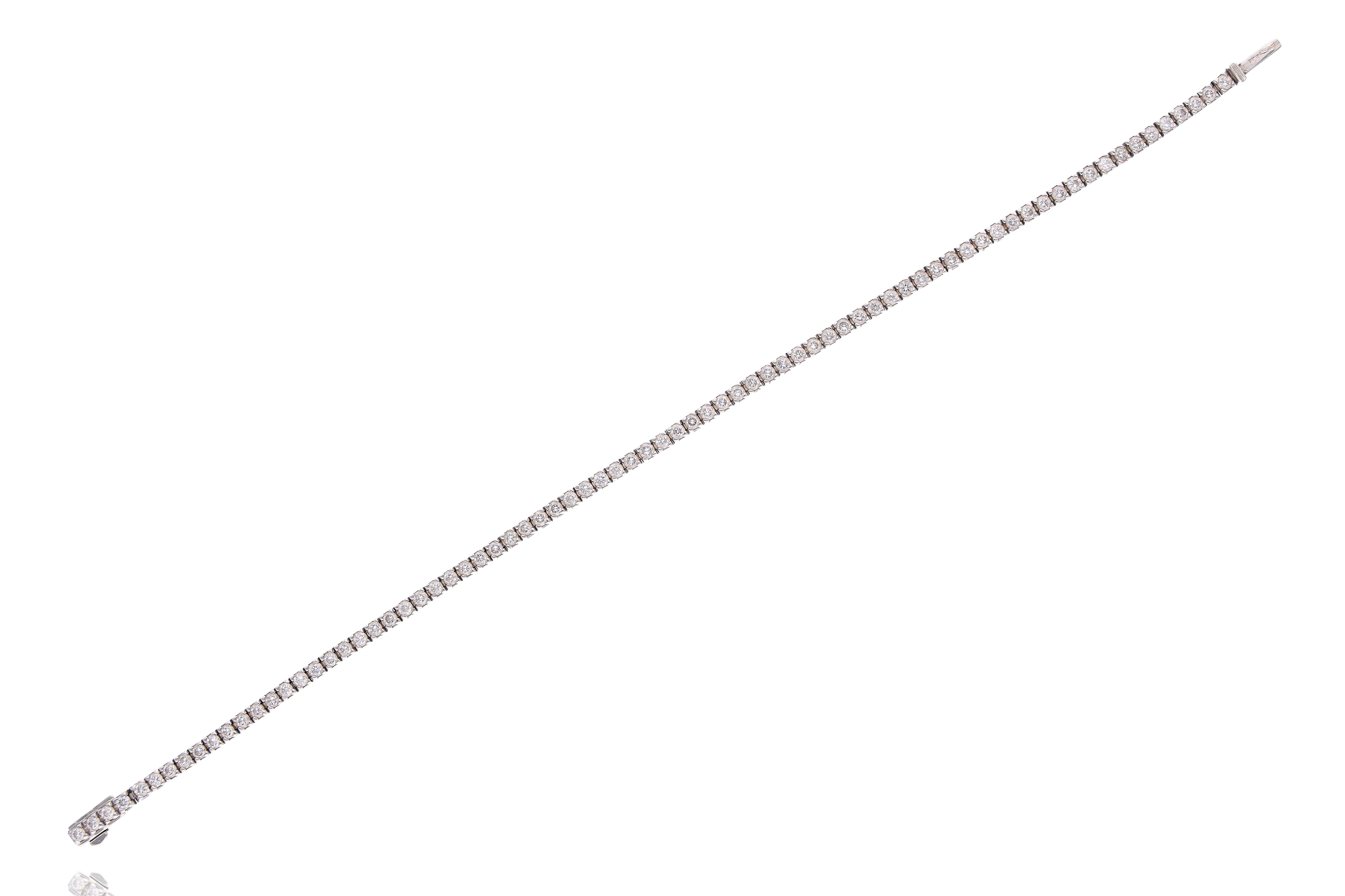 Bracciale Tennis con diamanti - Asta Preziosi